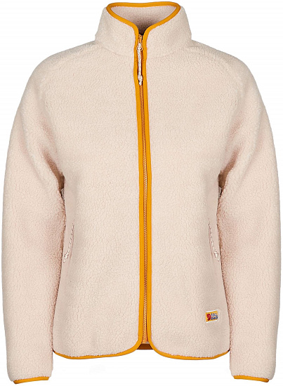 Куртка женская Fjallraven Vardag Pile Fleece Chalk White - Фото 1 большая