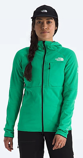 Куртка женская The North Face Summit Futurefleece Full Zip Hoodie Nebula Green - Фото 3 большая