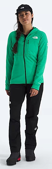 Куртка женская The North Face Summit Futurefleece Full Zip Hoodie Nebula Green - Фото 4 большая