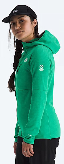 Куртка женская The North Face Summit Futurefleece Full Zip Hoodie Nebula Green - Фото 7 большая