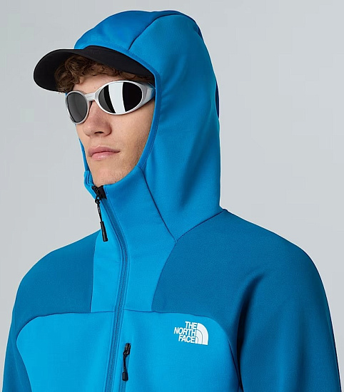 Куртка мужская The North Face Meteora Full Zip Fleece Skyline Blue/Adriatic Blue - Фото 5 большая