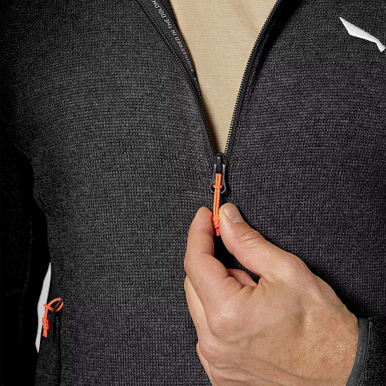 Куртка мужская Salewa Puez Rocca Pl Black Out - Фото 4 большая