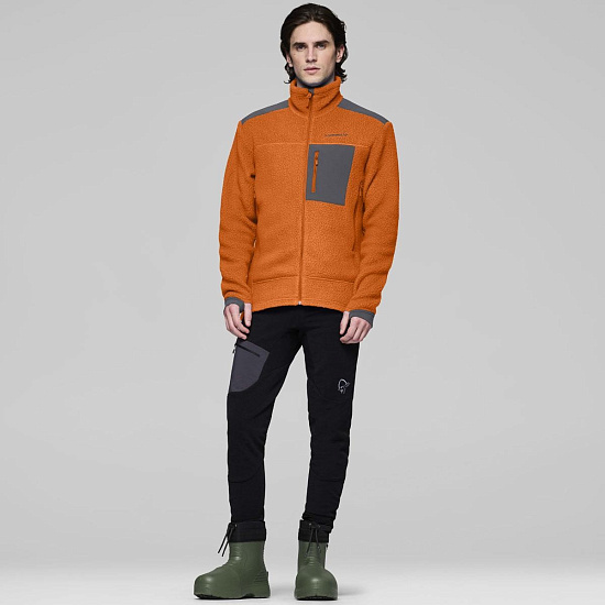 Куртка мужская Norrona Trollveggen Warm 3 Gold Flame - Фото 3 большая