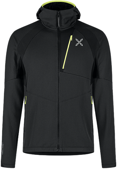 Куртка мужская Montura Vertigo Octa Hoodied Ardesia/Sunny Lime - Фото 1 большая