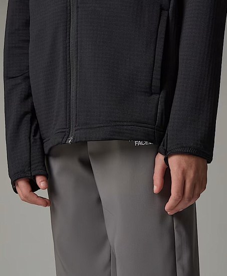 Куртка детская The North Face Hike Mid Full Zip Tnf Black - Фото 7 большая