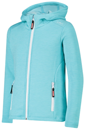 Куртка детская CMP Fix Hood 30E9675 Light Turquoise - Фото 3 большая