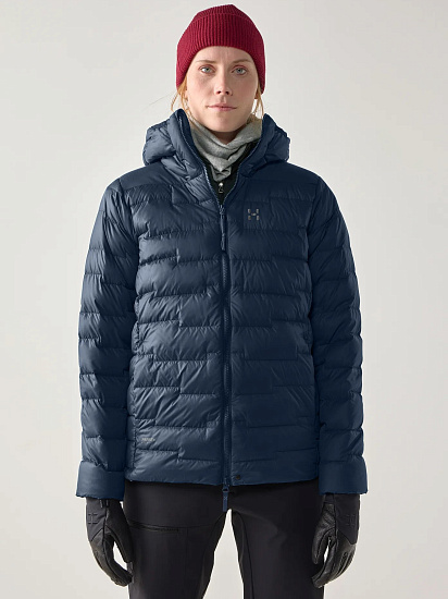 Куртка женская Haglofs ROC Flash Down Tarn Blue - Фото 3 большая