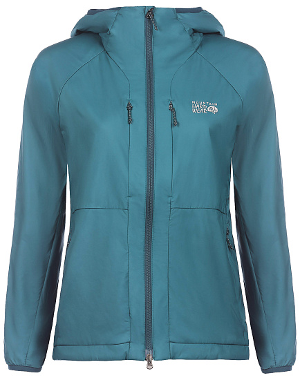 Куртка женская Mountain Hardwear Kor AirShell Warm Hoody Jack Pine - Фото 1 большая