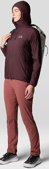 Куртка женская Mountain Hardwear Kor AirShell Warm Hoody Blackberry - Фото 5 большая