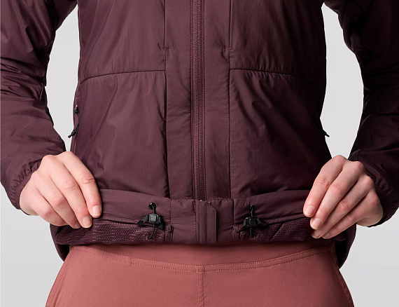 Куртка женская Mountain Hardwear Kor AirShell Warm Hoody Blackberry - Фото 10 большая