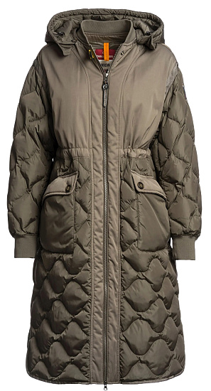 Пальто женское Parajumpers Kagura Olive Grey - Фото 1 большая