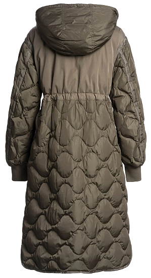 Пальто женское Parajumpers Kagura Olive Grey - Фото 2 большая