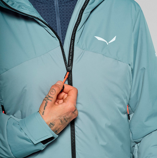 Куртка женская Salewa Ortles Tw Air Hood Willow - Фото 6 большая