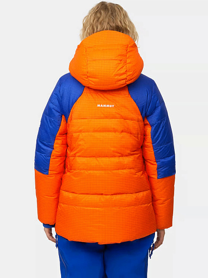 Куртка женская Mammut Eiger Nordwand Advanced Down In Hd Eiger Orange/Eiger Blue - Фото 2 большая