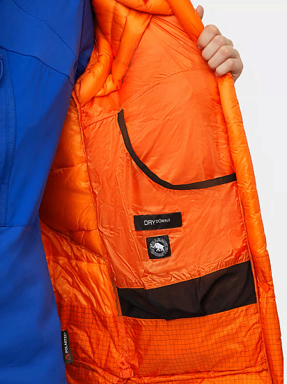 Куртка женская Mammut Eiger Nordwand Advanced Down In Hd Eiger Orange/Eiger Blue - Фото 8 большая
