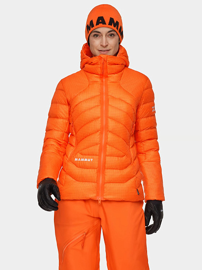 Куртка женская Mammut Eiger Nordwand Light Down In Hd Eiger Orange - Фото 4 большая