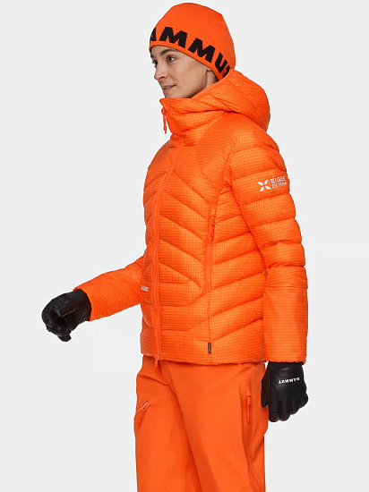 Куртка женская Mammut Eiger Nordwand Light Down In Hd Eiger Orange - Фото 5 большая