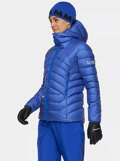 Куртка женская Mammut Eiger Nordwand Light Down In Hd Eiger Blue - Фото 5 большая