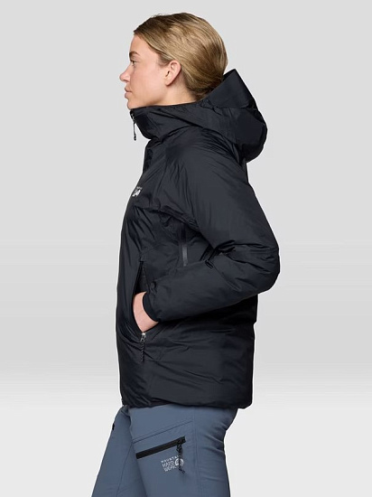 Куртка женская Mountain Hardwear Storm Whisperer Insulated Black - Фото 4 большая