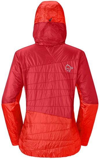 Куртка женская Norrona Falketind Thermo40 Zip Hood Arednalin - Фото 3 большая