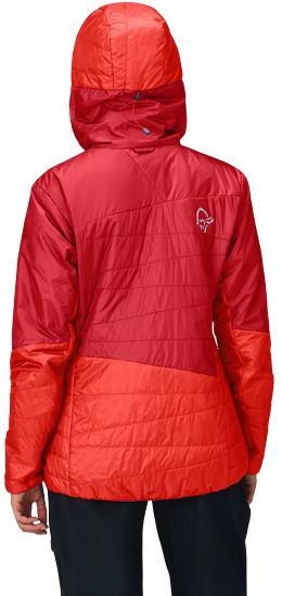 Куртка женская Norrona Falketind Thermo40 Zip Hood Arednalin - Фото 6 большая