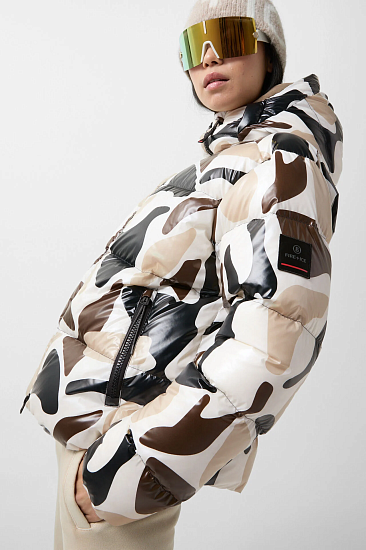 Куртка женская Bogner Fire+Ice Vally-D Beige/Black/Brown - Фото 6 большая