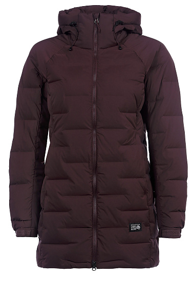 Куртка женская Mountain Hardwear Stretchdown Parka Blackberry - Фото 1 большая