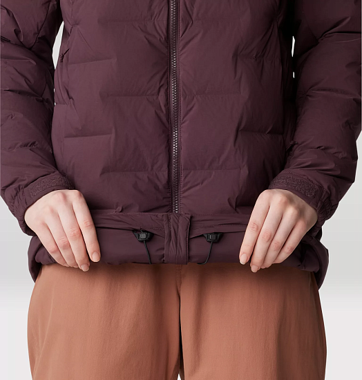 Куртка женская Mountain Hardwear Stretchdown Parka Blackberry - Фото 9 большая