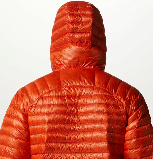 Куртка мужская Mountain Hardwear Ghost Whisperer UL Hoody State Orange - Фото 7 большая