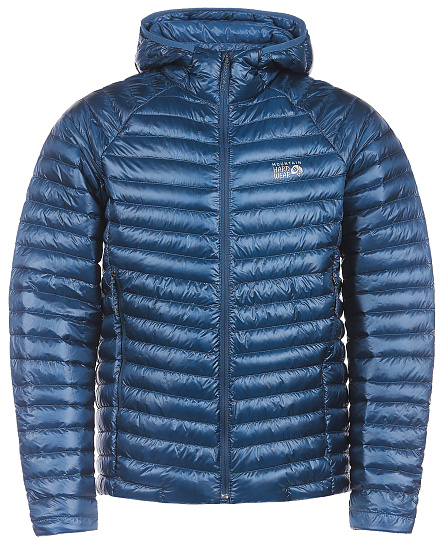 Куртка мужская Mountain Hardwear Ghost Whisperer Hoody Dark Caspian - Фото 1 большая