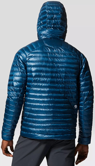 Куртка мужская Mountain Hardwear Ghost Whisperer Hoody Dark Caspian - Фото 3 большая
