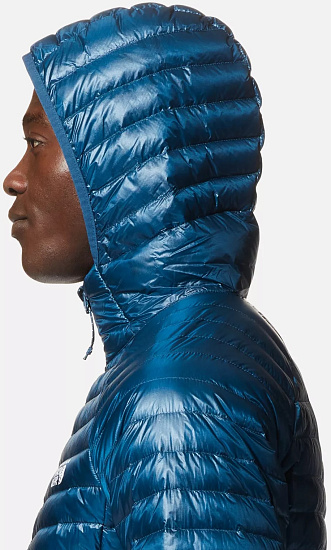 Куртка мужская Mountain Hardwear Ghost Whisperer Hoody Dark Caspian - Фото 7 большая