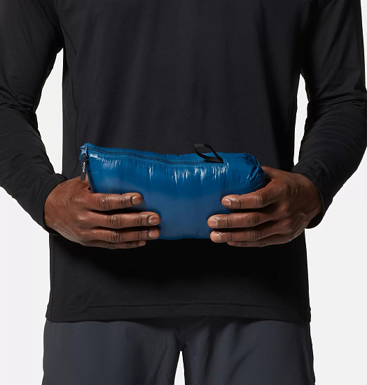 Куртка мужская Mountain Hardwear Ghost Whisperer Hoody Dark Caspian - Фото 10 большая