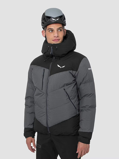 Куртка мужская Salewa Ortles Heavy 2 Ptx Down Black Out - Фото 3 большая