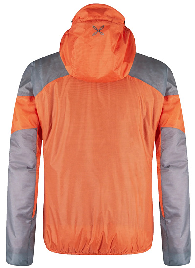 Куртка мужская Montura Vertigo Hybrid Hooded Orange/Mid Grey - Фото 2 большая