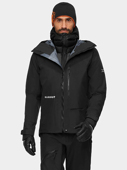 Куртка мужская Mammut Eiger Nordwand Light Down In Hd Black - Фото 3 большая