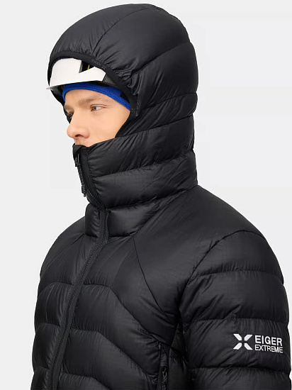 Куртка мужская Mammut Eiger Nordwand Light Down In Hd Black - Фото 12 большая