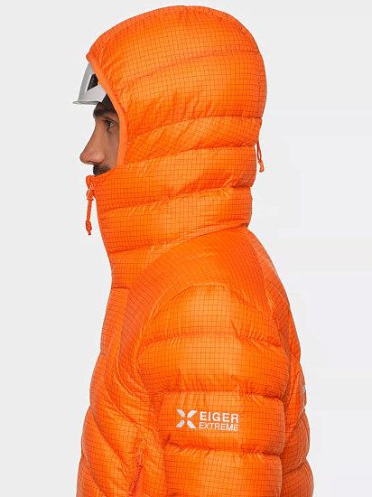Куртка мужская Mammut Eiger Nordwand Light Down In Hd Eiger Orange - Фото 9 большая