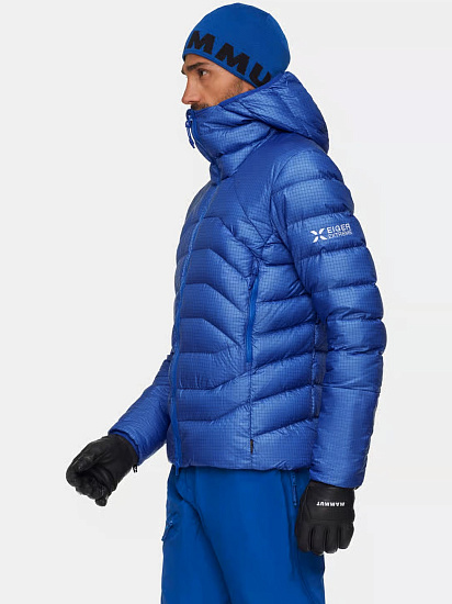 Куртка мужская Mammut Eiger Nordwand Light Down In Hd Eiger Blue - Фото 5 большая