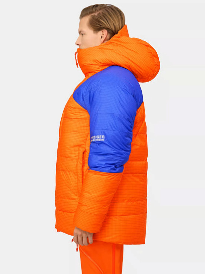 Куртка мужская Mammut Eiger Nordwand Pro Down In Hd Eiger Orange/Eiger Blue - Фото 4 большая
