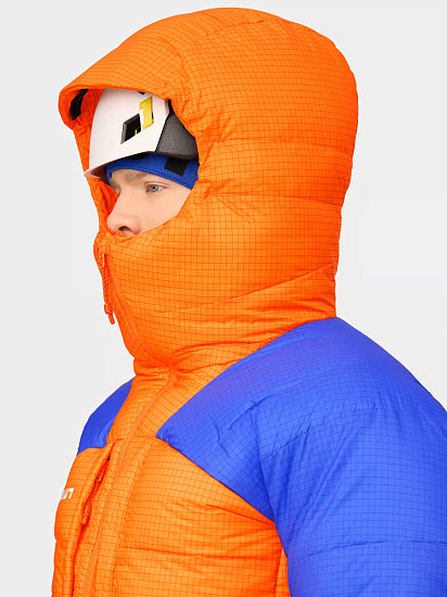 Куртка мужская Mammut Eiger Nordwand Pro Down In Hd Eiger Orange/Eiger Blue - Фото 7 большая