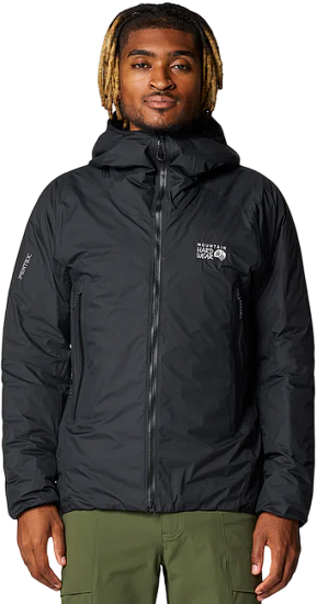 Куртка мужская Mountain Hardwear Storm Whisperer Insulated Black - Фото 3 большая
