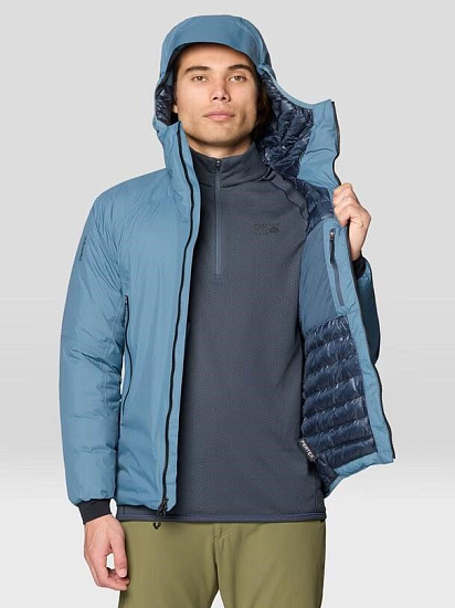 Куртка мужская Mountain Hardwear Storm Whisperer Insulated Adriatic Blue - Фото 7 большая