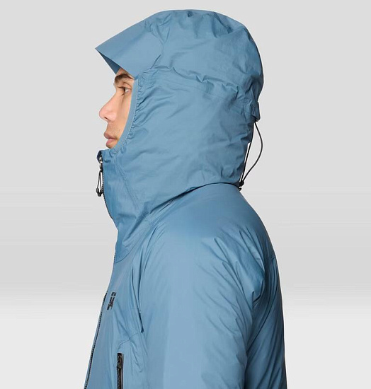 Куртка мужская Mountain Hardwear Storm Whisperer Insulated Adriatic Blue - Фото 9 большая