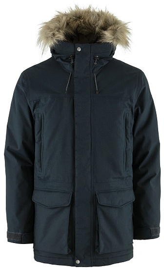 Парка мужская Fjallraven Nuuk Lite Dark Navy - Фото 1 большая