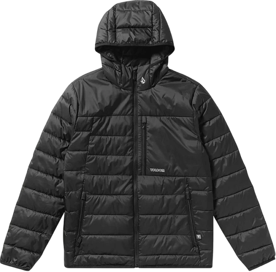 Куртка мужская Volcom Puff Puff Hooded Black - Фото 1 большая
