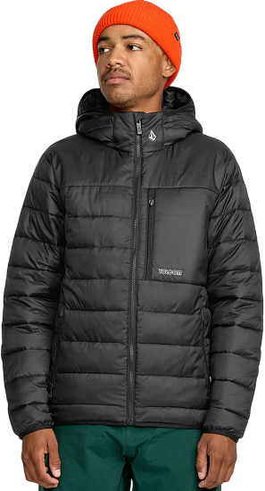 Куртка мужская Volcom Puff Puff Hooded Black - Фото 2 большая