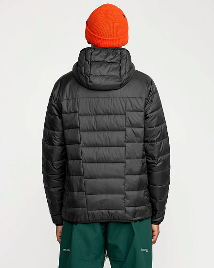 Куртка мужская Volcom Puff Puff Hooded Black - Фото 3 большая