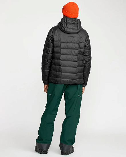 Куртка мужская Volcom Puff Puff Hooded Black - Фото 5 большая