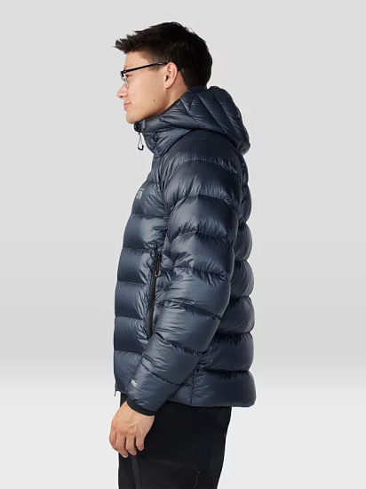 Куртка мужская Mountain Hardwear Phantom Alpine Down Hooded Blue Slate - Фото 5 большая